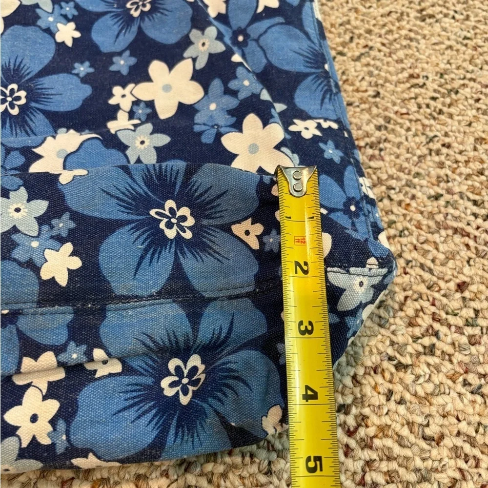 Limited Too Floral Blue and White Tote Bag. Y2K
